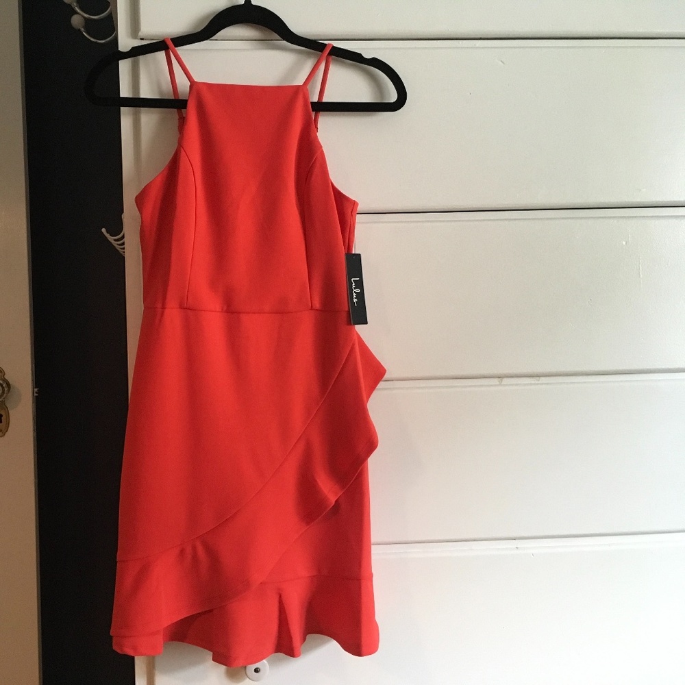 Red Bodycon Dress, Size S